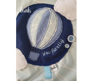 Stickserie - Ballon Liebe Fransenappli